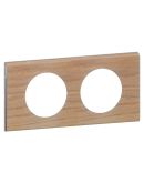 Двухпостовая рамка Legrand Celiane (069052) (беленый дуб)