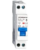 Автоматический выключатель Schrack AM418520 4,5кА 20А 1P+N х-ка B