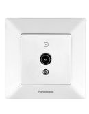 Кінцева TV розетка Panasonic Arkedia Slim (біла)