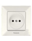 Розетка Panasonic Arkedia Slim (кремовая)