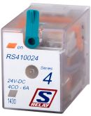 Миниатюрное реле Schrack RS410024 24В DC 6А