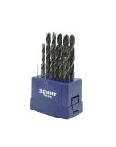 Набор сверл по металлу Зенит (30219110) Profi Р6М5 1-10мм (19шт)