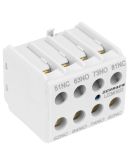 Фронтальный дополнительный контакт Schrack LZZMH022 2НО+2НЗ для Cubico Mini