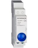 Синий модульный LED индикатор Schrack AZ106803 230В AC