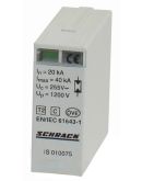 Модуль защитного разрядника Schrack IS010075 IS 20кА N-PE