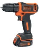 Аккумуляторный шуруповерт Black&Decker BDCDD12KB 10,8В