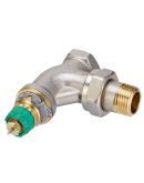 Угловой термостатический клапан Danfoss 013G7713 RA-DV DN 15 вход 1/2" выход 1/2"