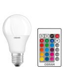Светодиодная RGB лампа Osram 4058075045675 STAR Е27 2700K 220В A60 с пультом ДУ