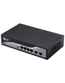 Неуправляемый коммутатор 2E PowerLink SP402F 6xFE(4xFE PoE 2xFE Uplink 65Вт)