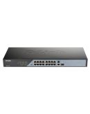 Коммутатор D-Link DSS-100E-18P 16xFE PoE 1xGE 1xSFP 230Вт