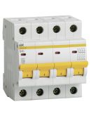 Автоматический выключатель IEK MVA20-4-040-B ВА47-29 4P 40A 4,5кА х-ка B