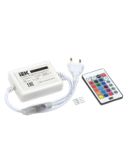 Контролер IEK ALFA з ПДУ ІЧ RGB 3 канали 220В 3А 500Вт (LSCA1-IRRGB3-500-220-01)