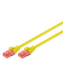 Патч-корд Digitus DK-1612-005/Y Cat6 UTP 0.5м AWG 26/7 CCA PVC (желтый)