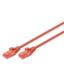 Патч-корд Digitus DK-1612-050/R Cat6 UTP 5м AWG 26/7 CCA PVC (красный)