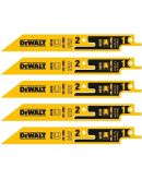 Пильное полотно 2в1 DeWALT DT2417 125мм по листовому металлу, трубам и профилю (5шт)