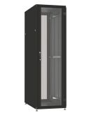 Шкаф Zpas IT-246010-44AA-4-161-FP 19" 24U 600x1000 WZ-IT-246010-44AA-4-161-FP с перфорированной дверью (черный)