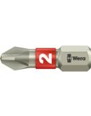 Бита Wera (8817) Stainless PH2 25мм из нержавеющей стали