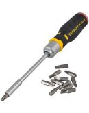 Набор бит Stanley FMHT0-62690 Fatmax с держателем с храповым механизмом (12шт)