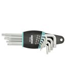 Набор Г-подобных TORX ключей Whirlpower 158-1209 (23484) Т10-Т50 (9шт)