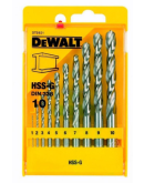 Набір свердел по металу DeWALT DT5921 HSS-G (10шт)