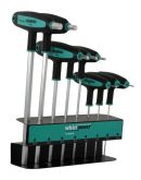 Набор шестигранных Т-подобных ключей Whirlpower 151-0708 (23473) 2-10мм (8шт на подставке)