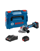 Аккумуляторная угловая шлифмашина Bosch Professional GWX 18V-15 SC 2x80 Ач L-BOXX (06019H6501)