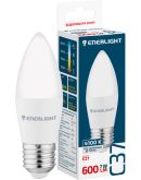 Светодиодная лампа Enerlight С37 7Вт E27 4100K