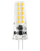 Лампа LED Delux G4E 2Вт 12В G4 4000K (90013163)