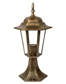 Парковый светильник Delux Palace A004 60Вт Е27 черное золото (90016658)