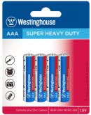Солевая батарейка Westinghouse R03P-BP4 Super Heavy Duty AAA/R03 4шт в блистере