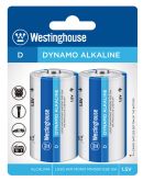 Лужна батарея Westinghouse LR20-BP2 Dynamo Alkaline D/LR20 2шт у блістері