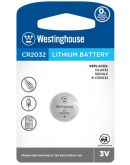 Літієва батарейка Westinghouse CR2032-BP1 Lithium таблетка CR2032 1шт у блістері