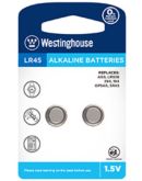 Щелочная батарейка Westinghouse LR45-BP2(AG9-BP2) Alkaline таблетка LR45 2шт в блистере