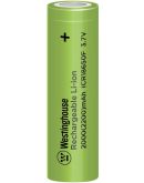 Аккумулятор литий-ионный Westinghouse ICR18650F-2200. Li-ion ICR18650 3,7В 2200mАч 1шт