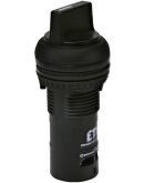 Моноблочный поворотный выключатель Eti ECS2S-N45-10 1NO 2-х позиционный 0-1 45° черный (4771641)