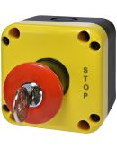 Кнопочный пост Eti ESB1Y-V9 Standart STOP желто-черный (4771625)