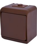 Вимикач 1-клавішний Eti Hermetics VHE-1-KR IP54 коричневий (4668040)