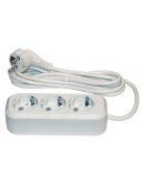 Трехместный удлинитель Elcor 10А 250В 2,5кВт 3м с з/з (420031)