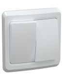 Выключатель 2-клавишный IEK ВС10-2-0-ВБ «Вега» 10А белый (EVV20-K01-10-DM)