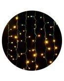 Уличная светодиодная гирлянда Delux EN CURTAIN 1520LED (90009034) 2x7м IP44 (желтый свет) черный шнур