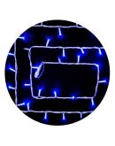 Белая уличная светодиодная гирлянда Delux EN STRING 200LED (90009103) 10м IP44 (синий свет)
