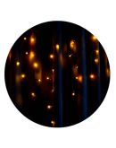 Уличная LED гирлянда Starlight (000057270) 2x0,7м 75 диодов IP44 (желтый свет) черный шнур