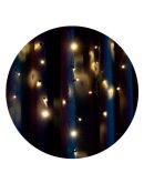 Уличная LED гирлянда Starlight (000057271) 2x0,7м 75 диодов IP44 (теплый белый свет) черный шнур