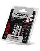 Акумулятор Videx AA 2500мАч (HR6/2500/2DB) 1шт.