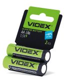 Щелочная батарейка Videx LR6 AA (LR6/AA 2pcs SC) 2 шт