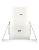 Двухканальный датчик присутствия Theben theRonda S360-101 FLAT DE WH 230В 10А 2-4м 10с-60мин 360° IP54 (белый)
