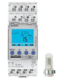 Сумеречное реле Theben Luna 112 top3 AL 230В AC 1-99000Лк с датчиком накладного монтажа