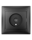 ТВ розетка Elcor Emily 9215 (211647) черная