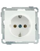 Розетка IEK РС11-1-0-Б «Bolero» ERB11-K01-16-1 16А с заземлением (белый)