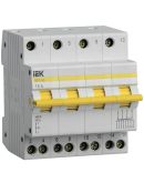 Трипозиційний вимикач-роз'єднувач IEK ВРТ-63 MPR10-4-016 4P 16А